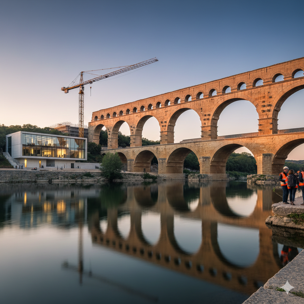 Monument historique en réhabilitation