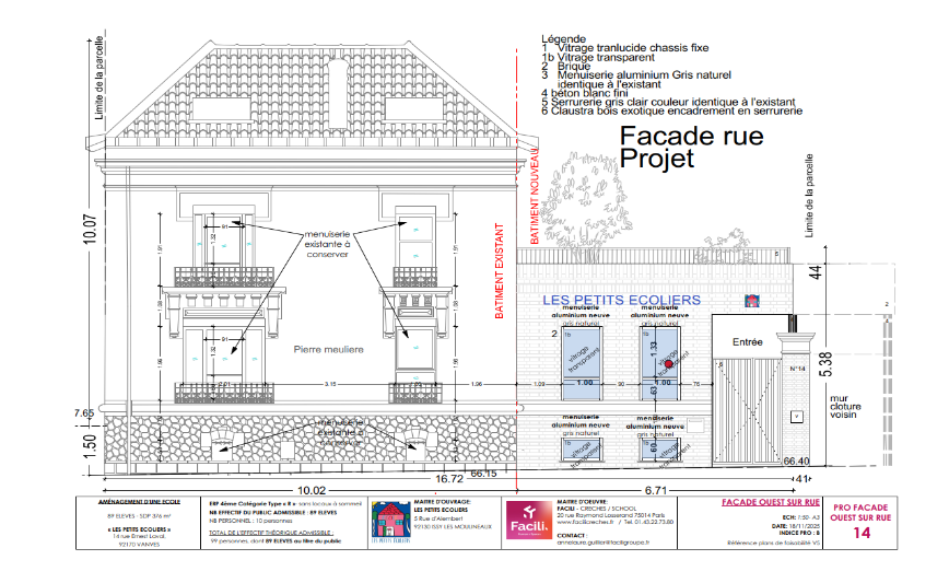 Extension de crèche à Vanves