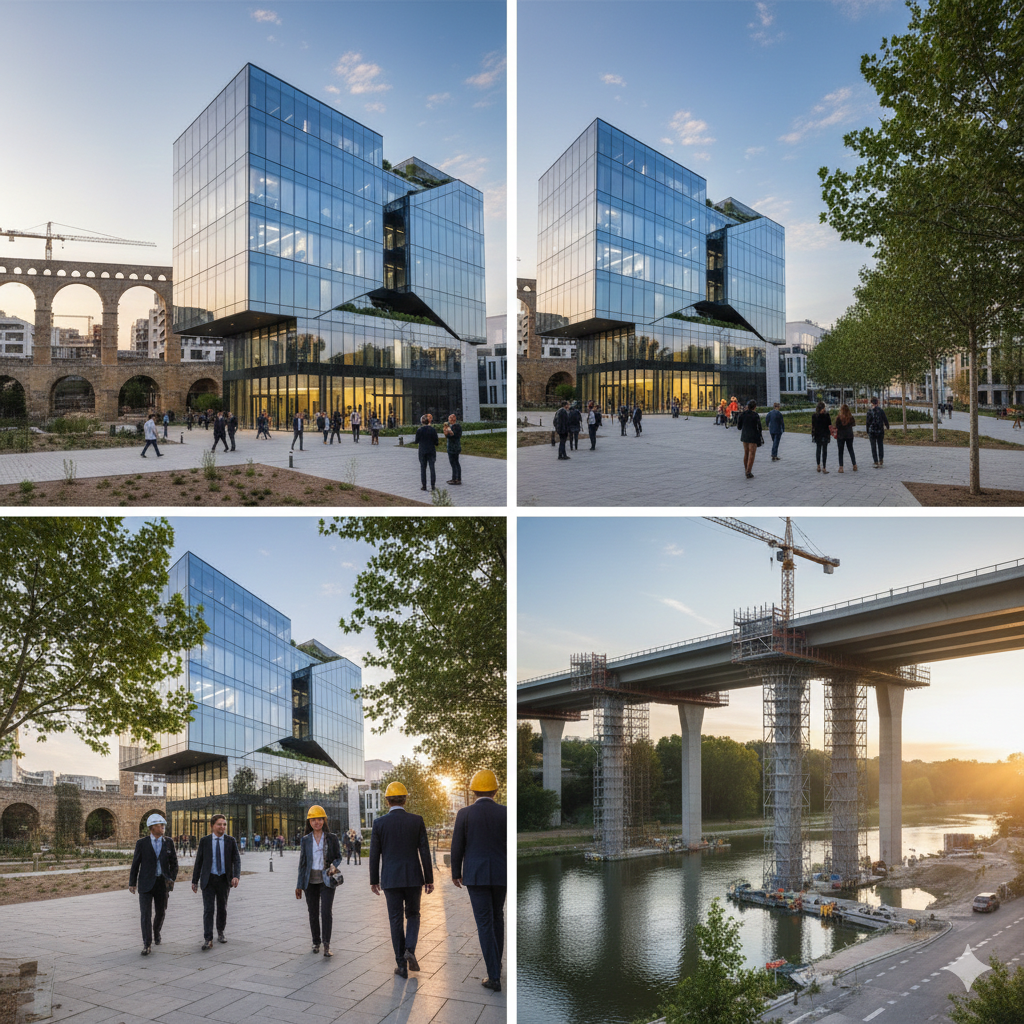 Immeuble tertiaire moderne